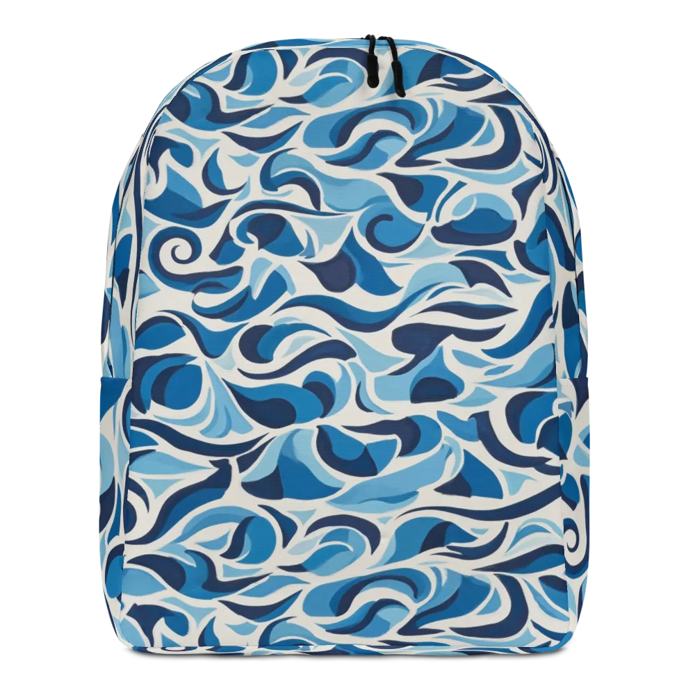 Azure Sway on Minimalist Backpack — Front