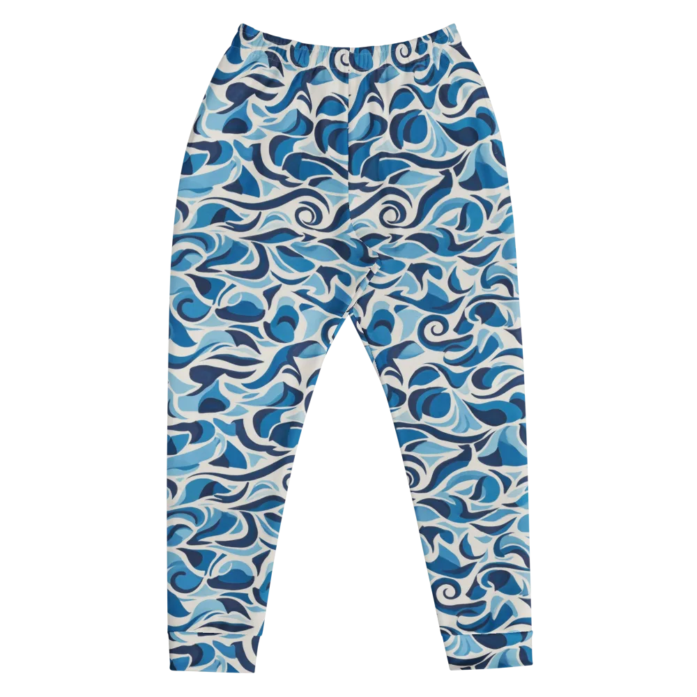 Azure Sway on Men's Joggers — Front