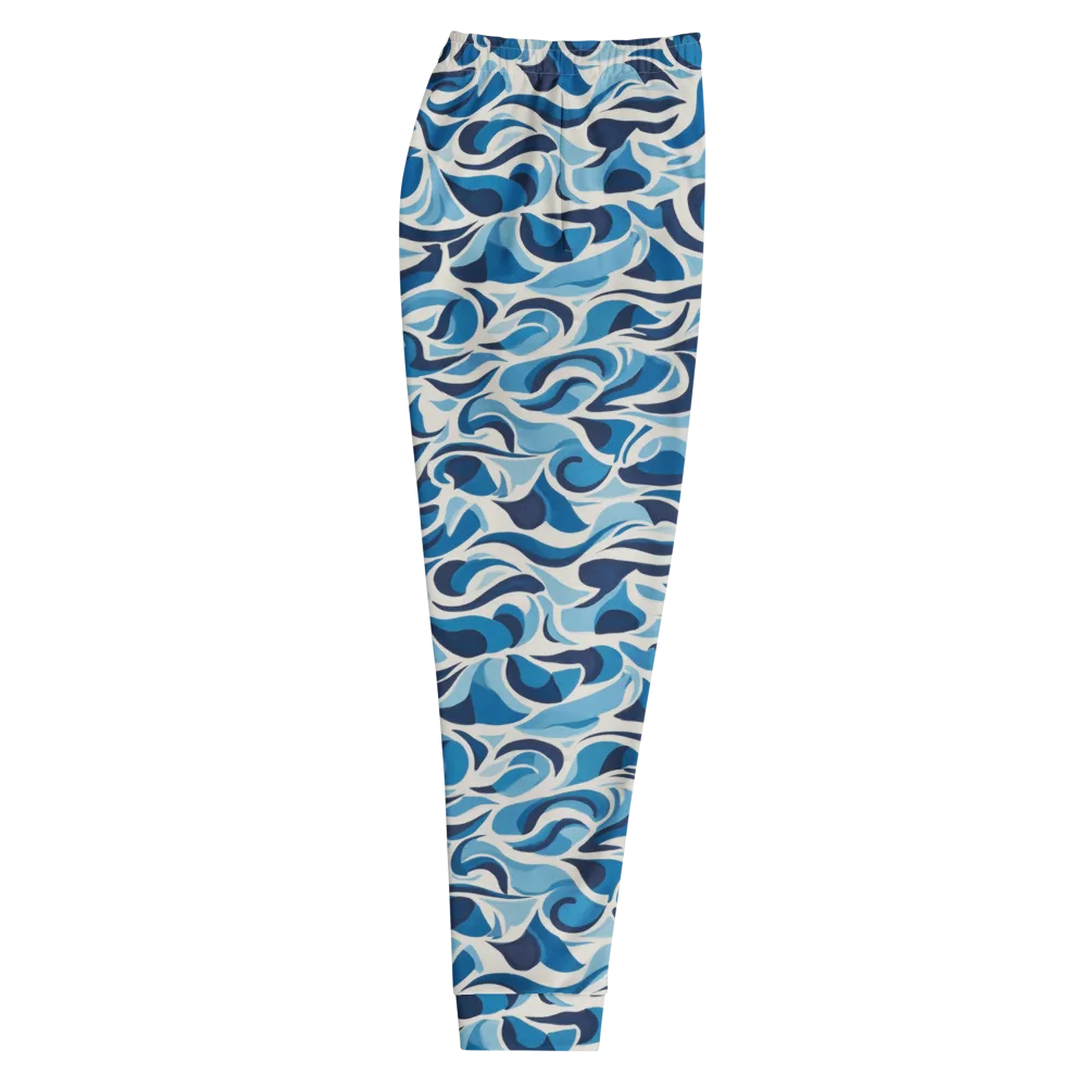 Azure Sway on Men's Joggers — Right