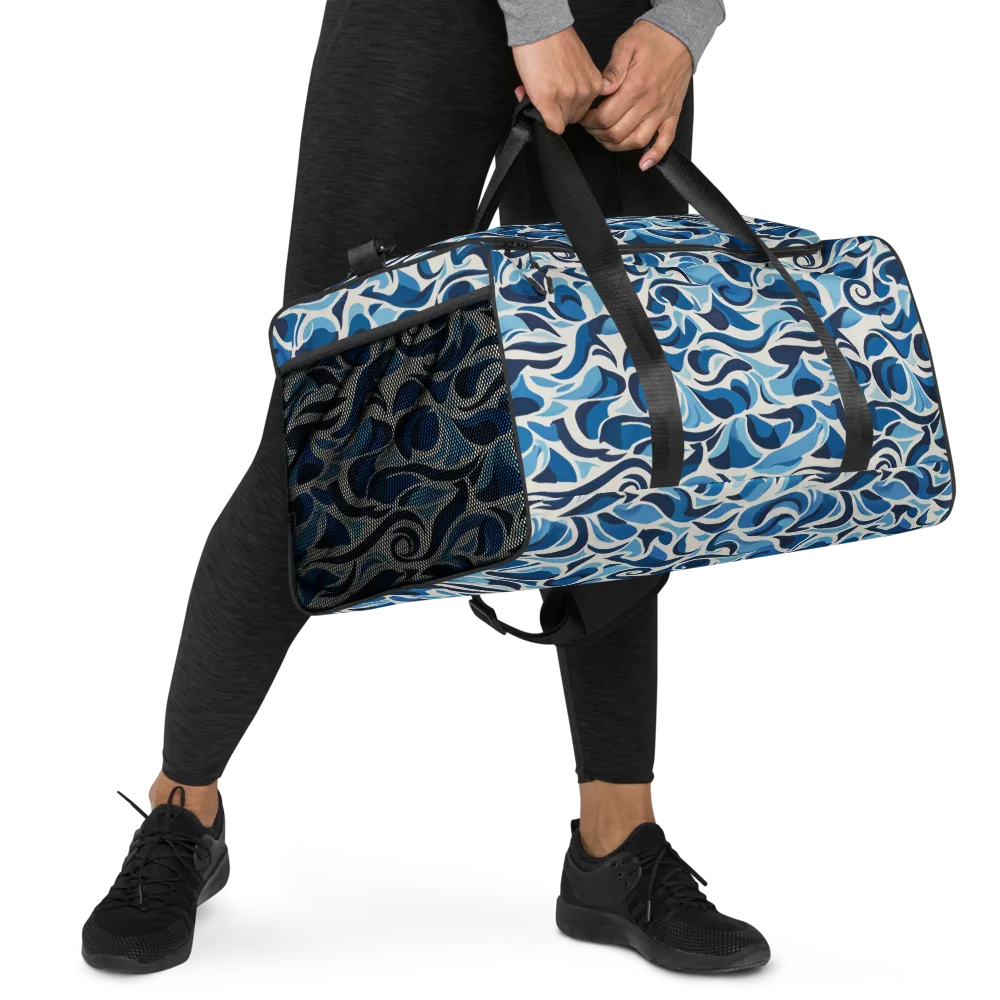 Azure Sway on Duffle Bag — Right Front