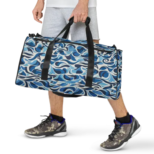 Azure Sway on a Duffle Bag