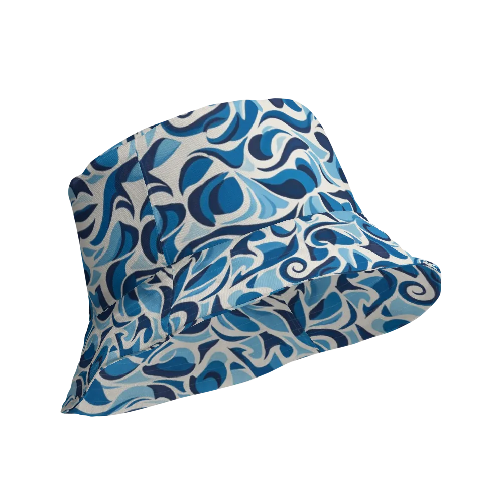 Azure Sway on Reversible Bucket Hat — Product details Outside
