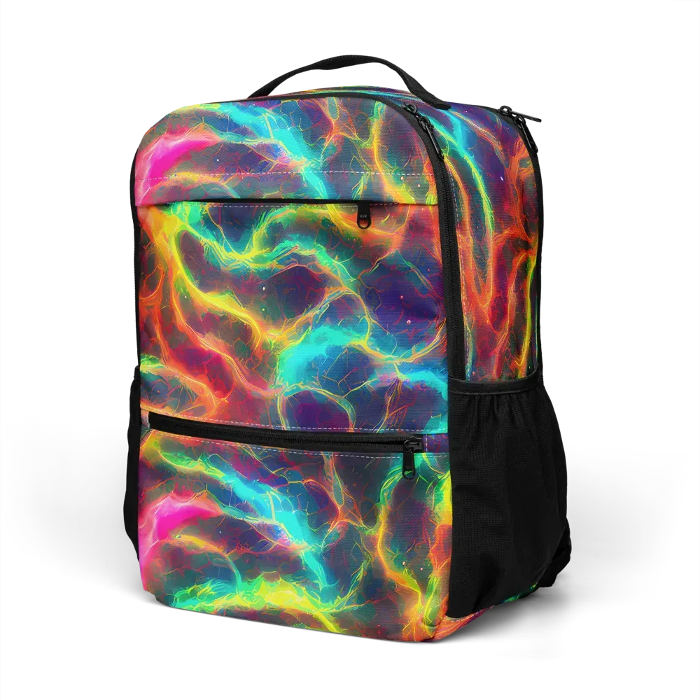 Hypercolor Tides on Utility Backpack — Left Front