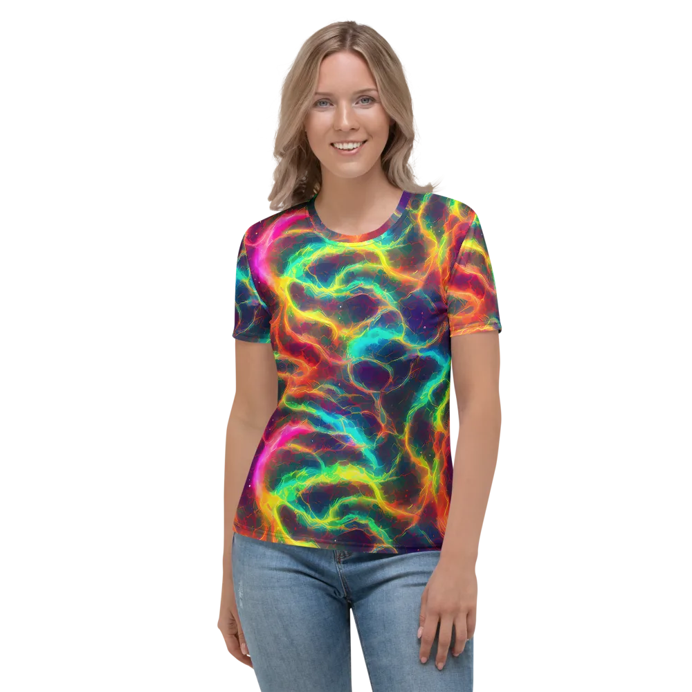 Hypercolor Tides on Women's Crew Neck T-Shirt — Front