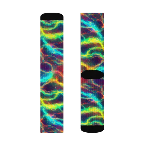Hypercolor Tides on a Socks