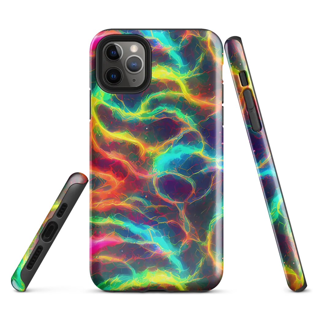 Hypercolor Tides on Tough Case for iPhone® — Front