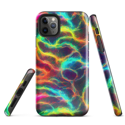 Hypercolor Tides on a Tough Case for iPhone®