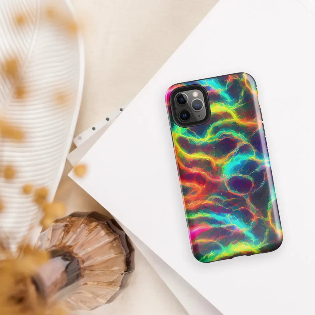 Hypercolor Tides on Tough Case for iPhone® — Front