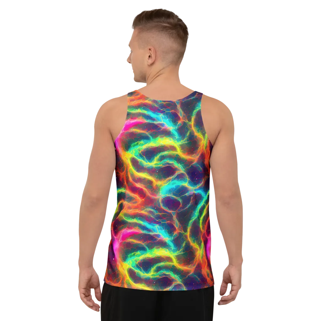 Hypercolor Tides on Men's Tank Top — Back
