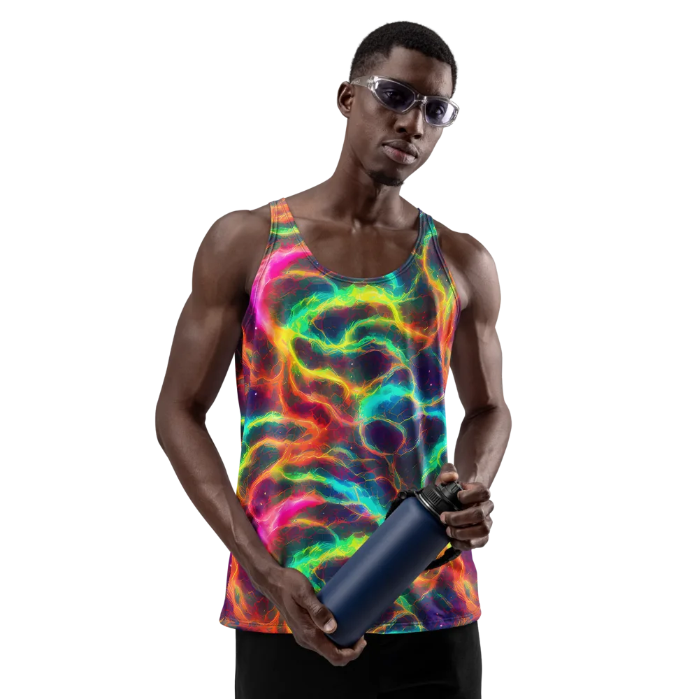 Hypercolor Tides on Men's Tank Top — Front