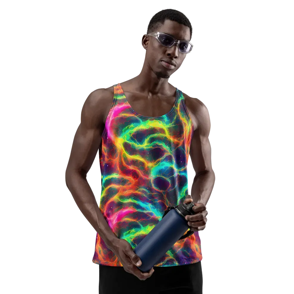 Hypercolor Tides on Men's Tank Top — Front