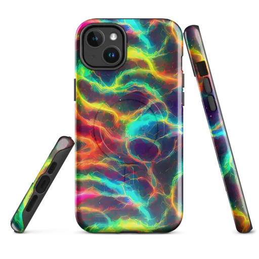 Hypercolor Tides on a MagSafe Tough Case for iPhone®