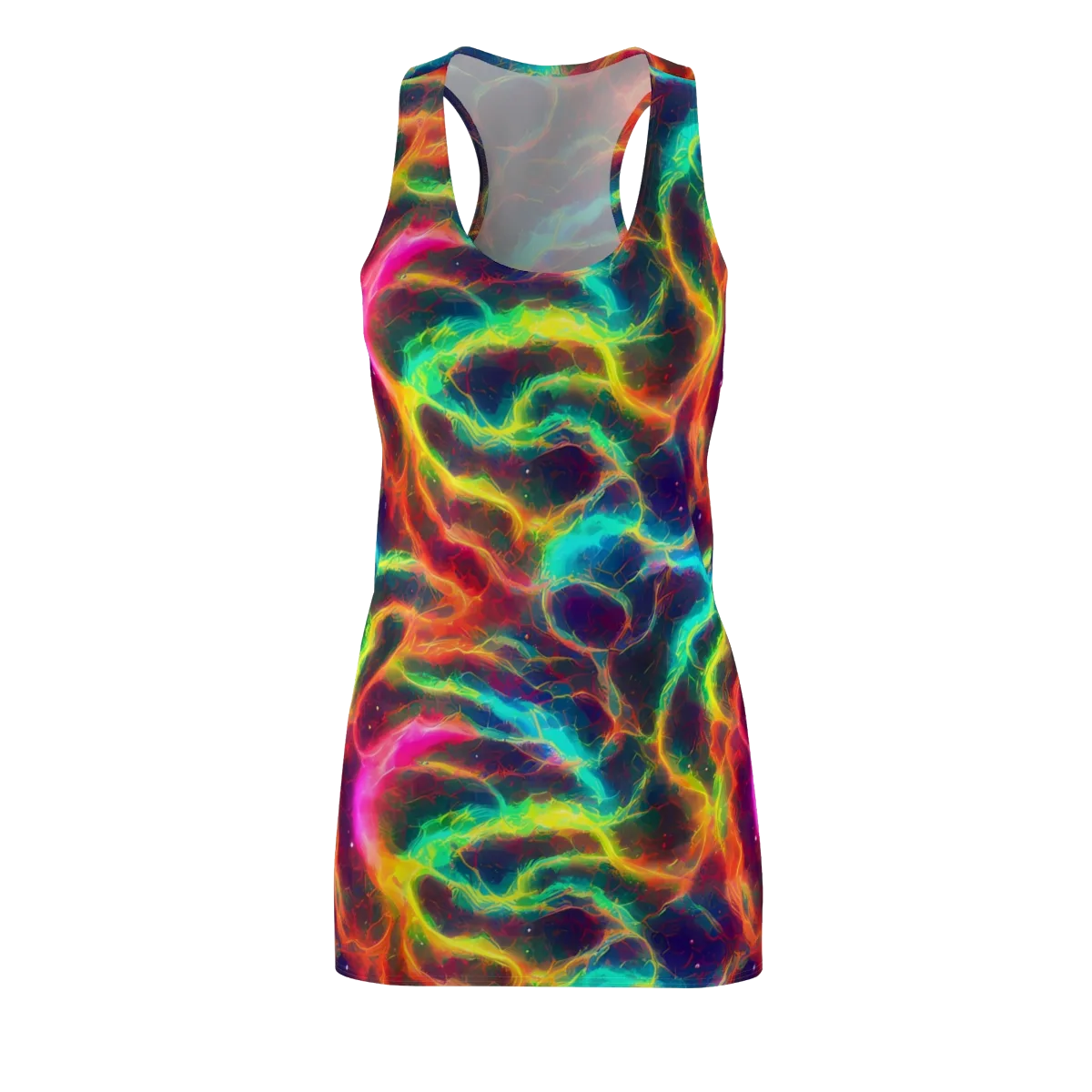 Hypercolor Tides on Racerback Dress — Front