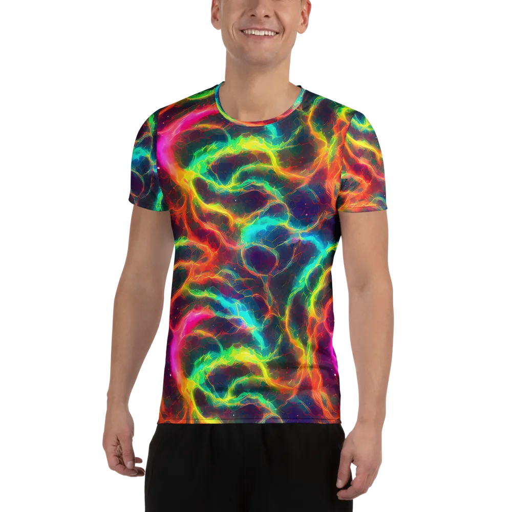 Hypercolor Tides on Men's Athletic T-Shirt — Front