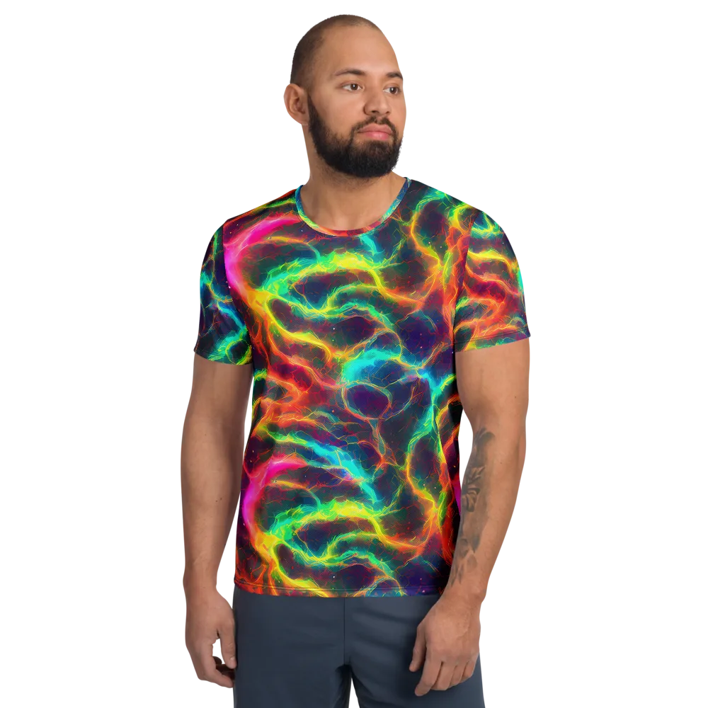 Hypercolor Tides on Men's Athletic T-Shirt — Front