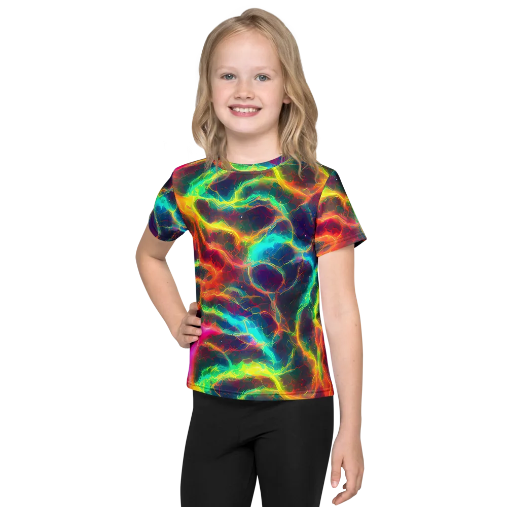 Hypercolor Tides on Kids Crew Neck T-Shirt — Front