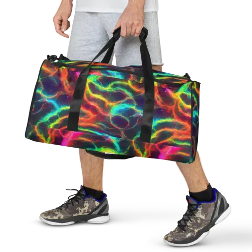 Hypercolor Tides on a Duffle Bag