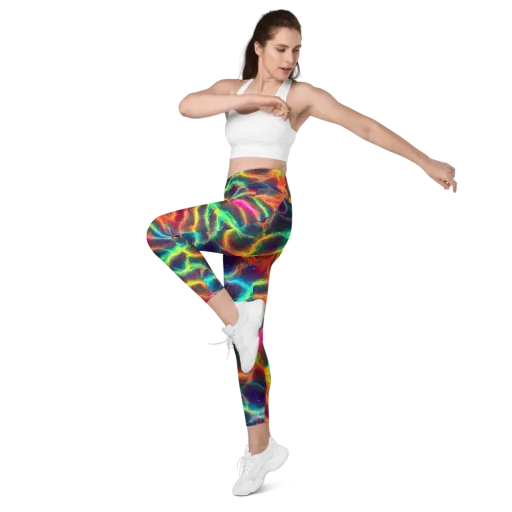 Hypercolor Tides on a Leggings with Pockets