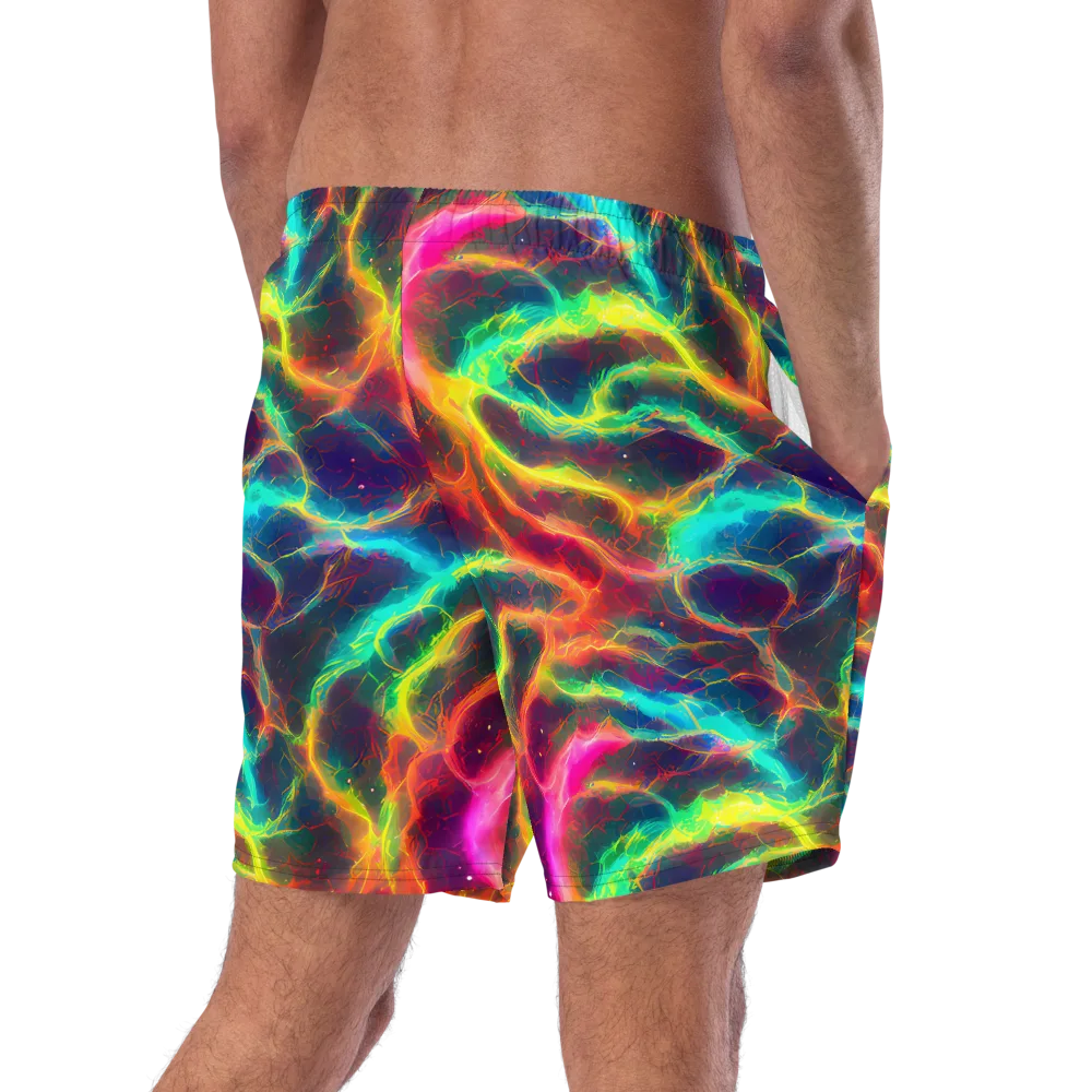 Hypercolor Tides on Swim Trunks — Right Back
