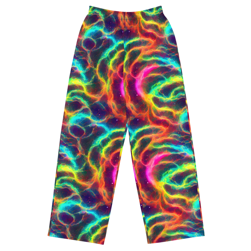 Hypercolor Tides on Wide-Leg Pants — Front