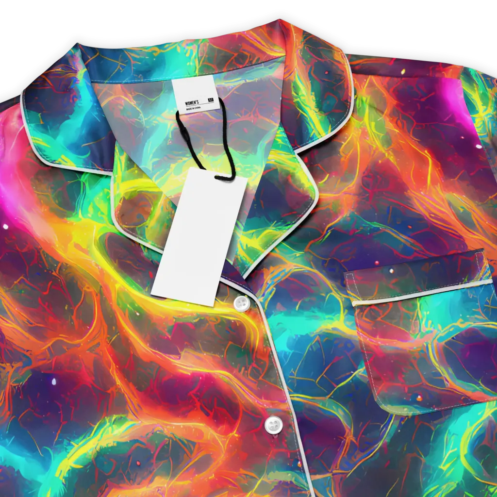 Hypercolor Tides on Women's Short Sleeve Pajama Top — Product details
