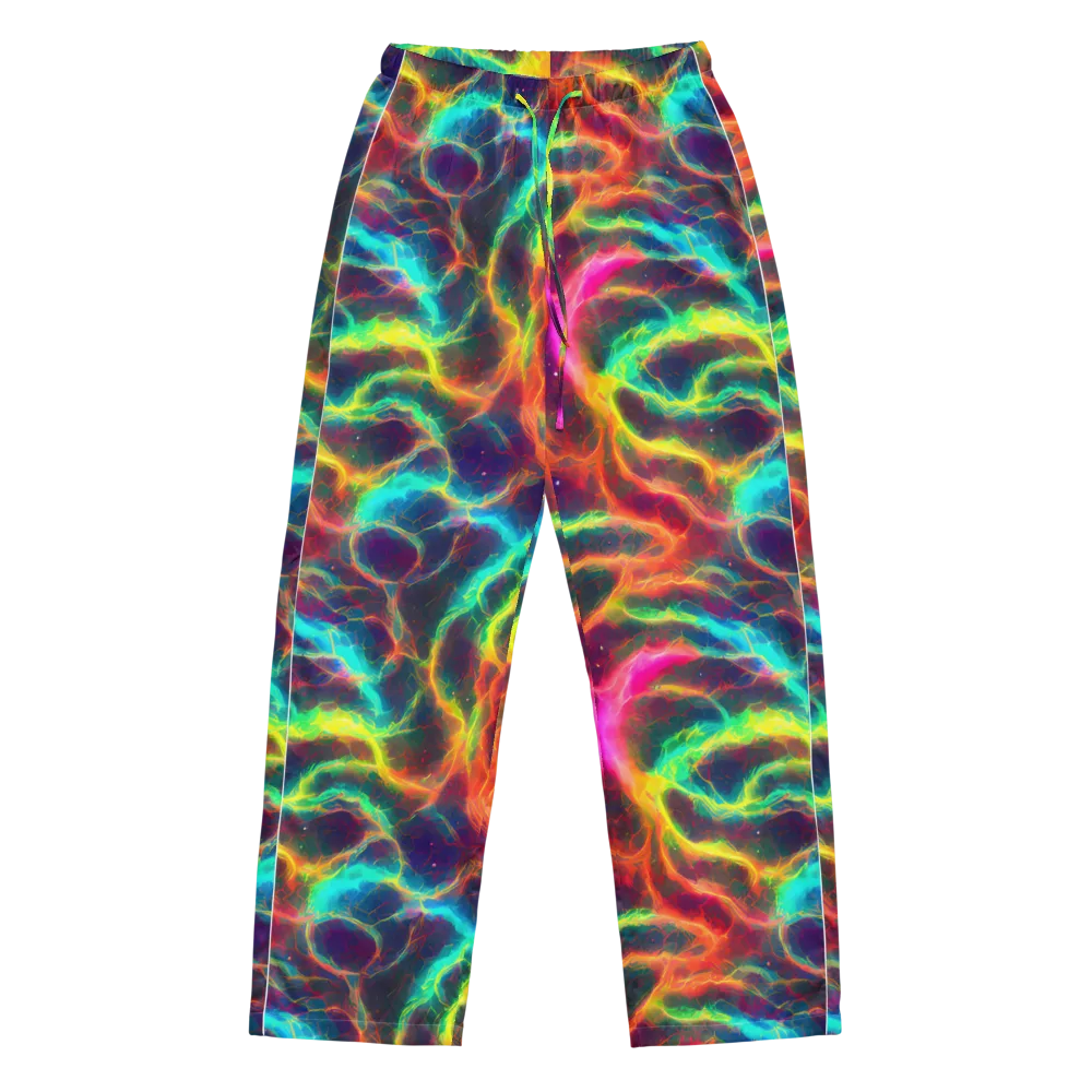 Hypercolor Tides on Women's Pajama Pants — Front