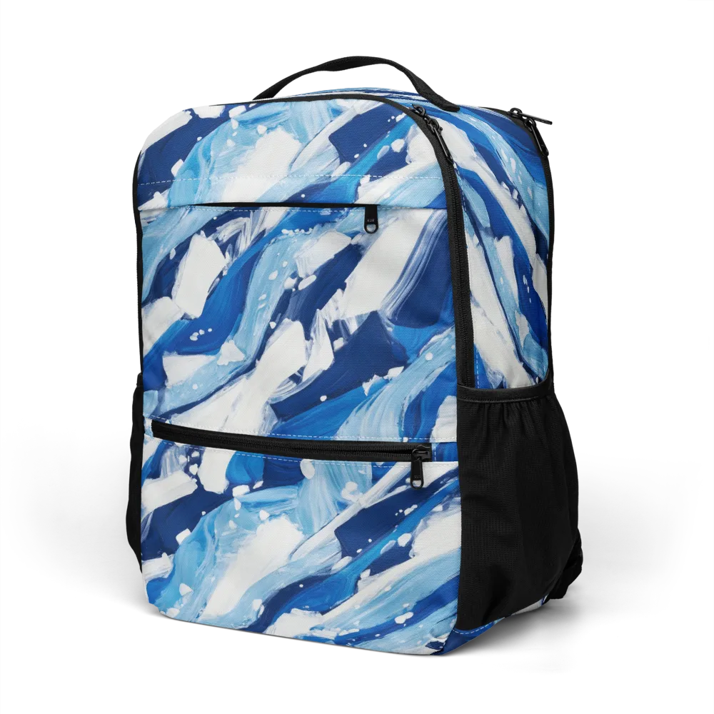 Arctic Current on Utility Backpack — Left Front