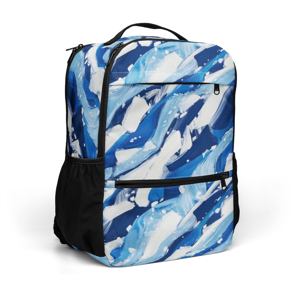 Arctic Current on Utility Backpack — Right Front