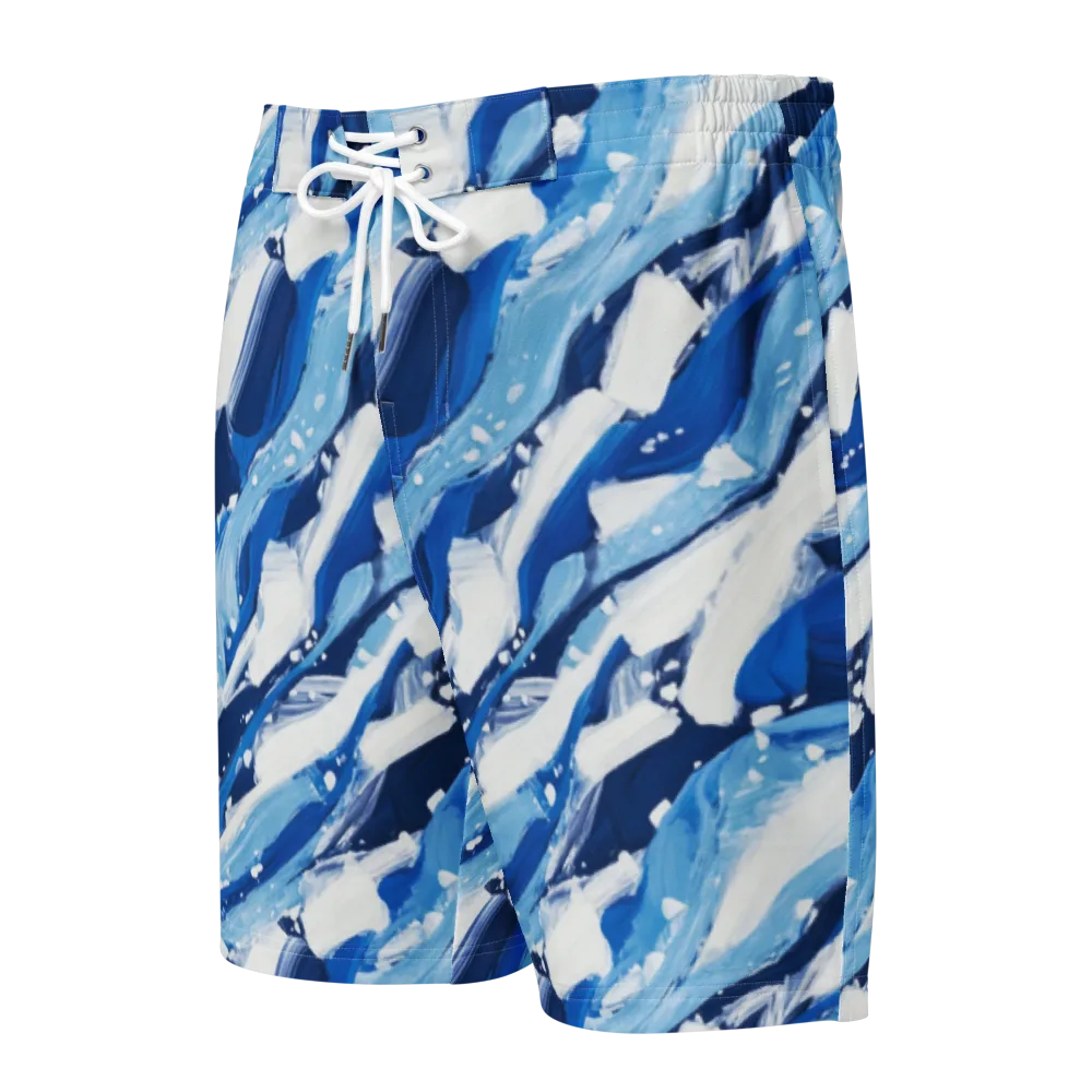 Arctic Current on Men's Board Shorts — Front
