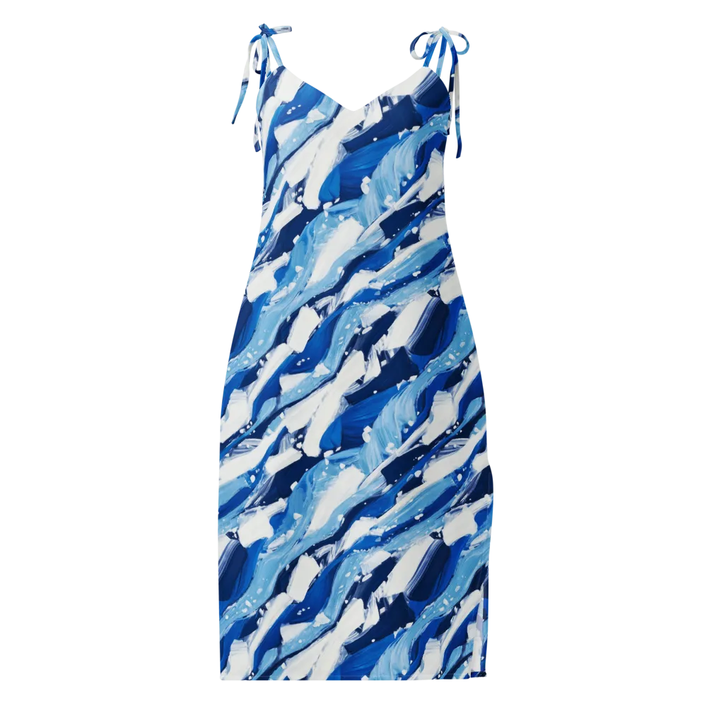 Arctic Current on Slip Dress — Front