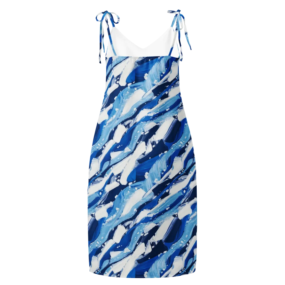 Arctic Current on Slip Dress — Back