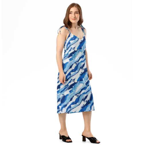 Arctic Current on a Slip Dress