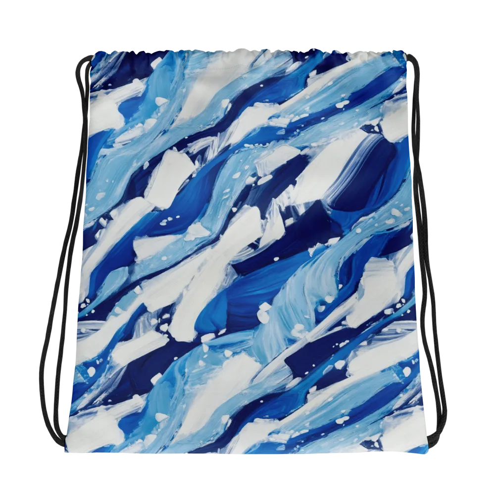Arctic Current on Drawstring Bag — Photo