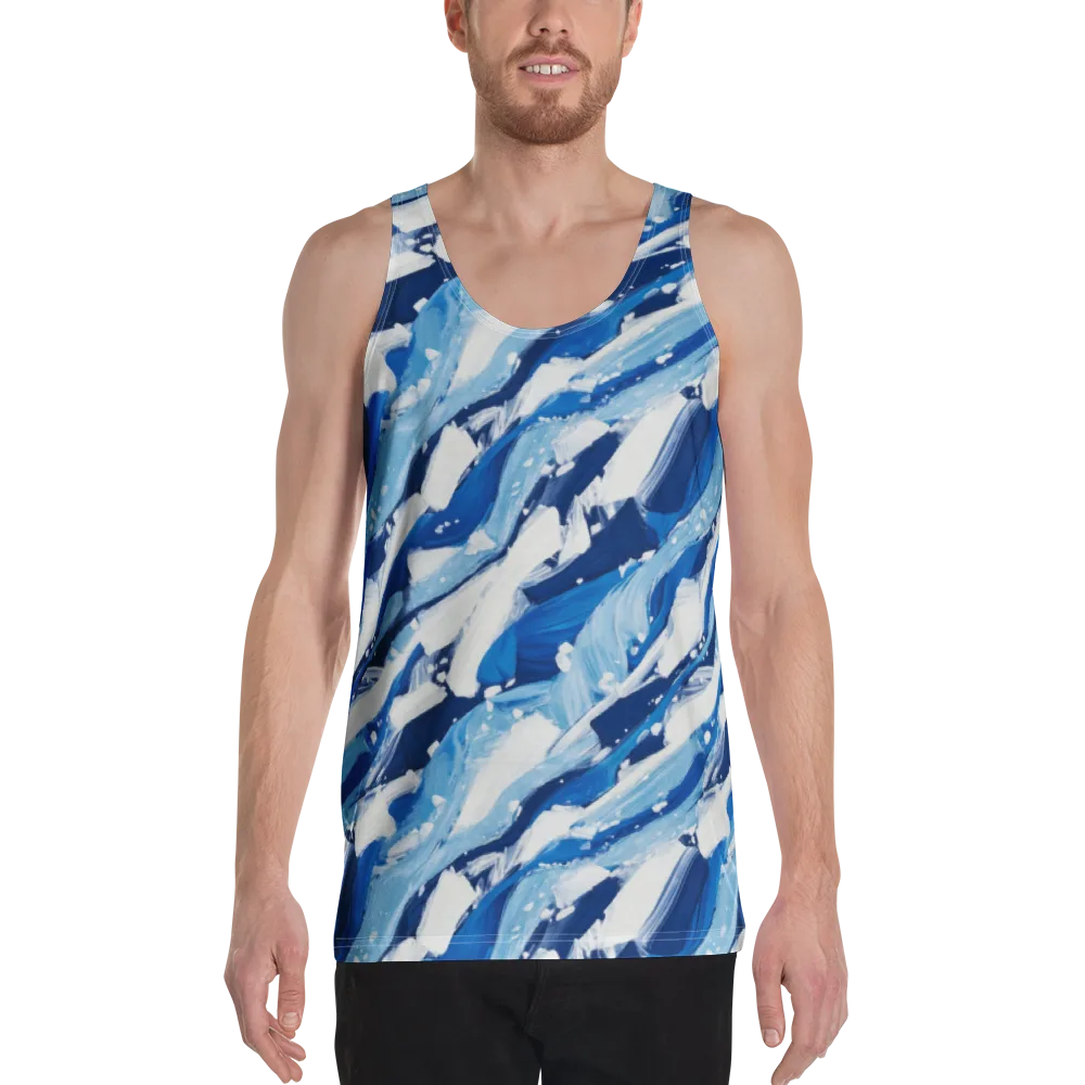 Arctic Current on Men's Tank Top — Front