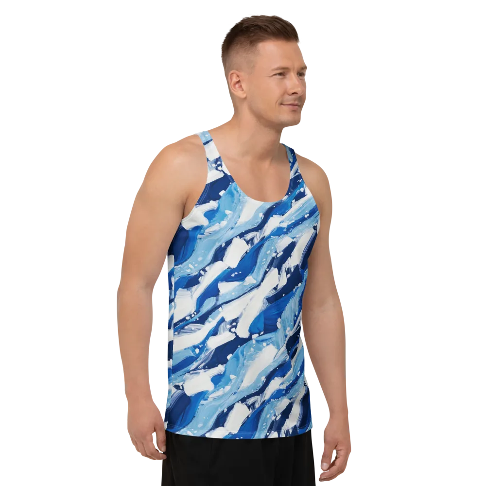 Arctic Current on Men's Tank Top — Right Front