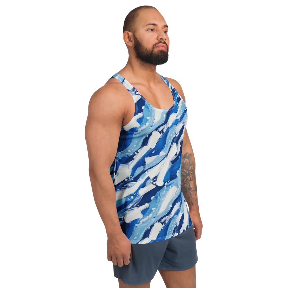 Arctic Current on Men's Tank Top — Right Front