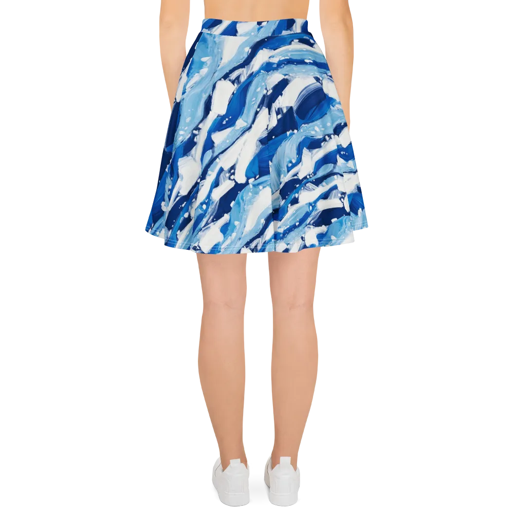 Arctic Current on Skater Skirt — Back