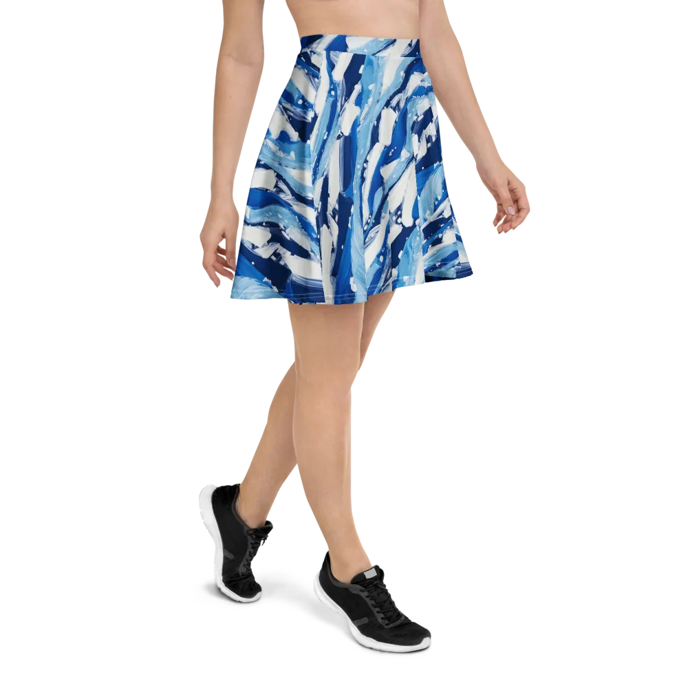 Arctic Current on Skater Skirt — Right