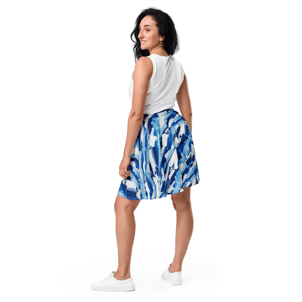 Arctic Current on Skater Skirt — Back