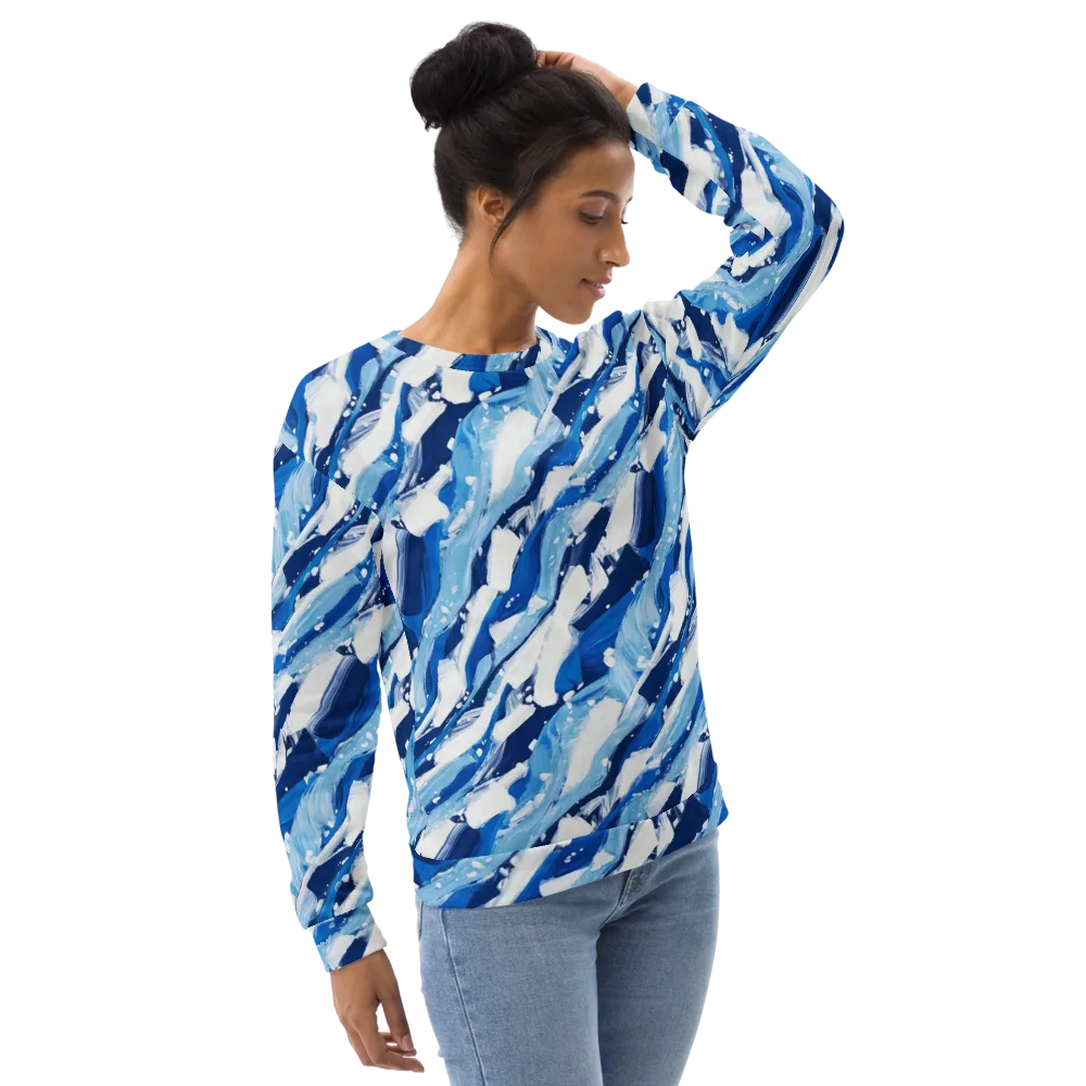 Arctic Current on Sweatshirt — Right Front