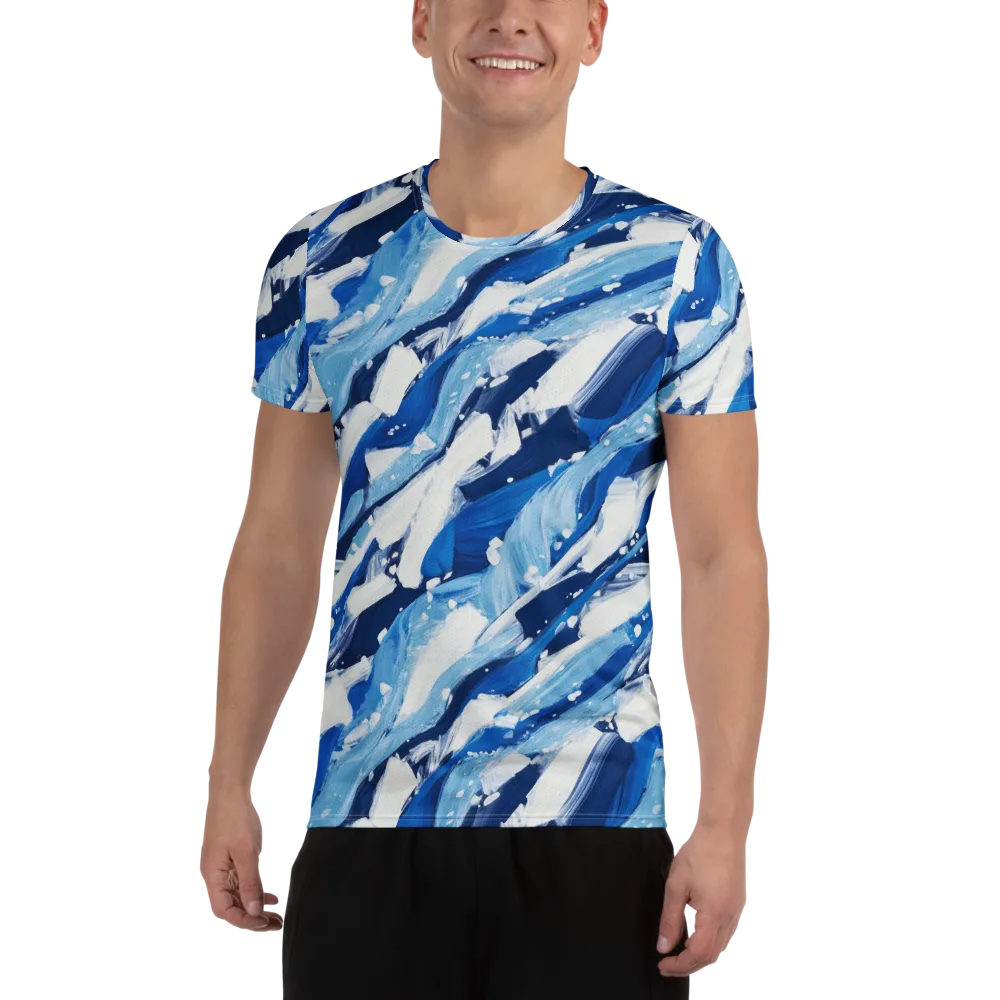 Arctic Current on Men's Athletic T-Shirt — Front
