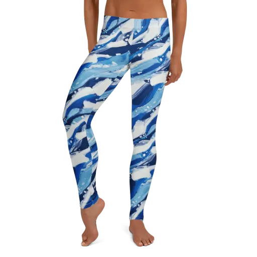 Arctic Current on a Leggings