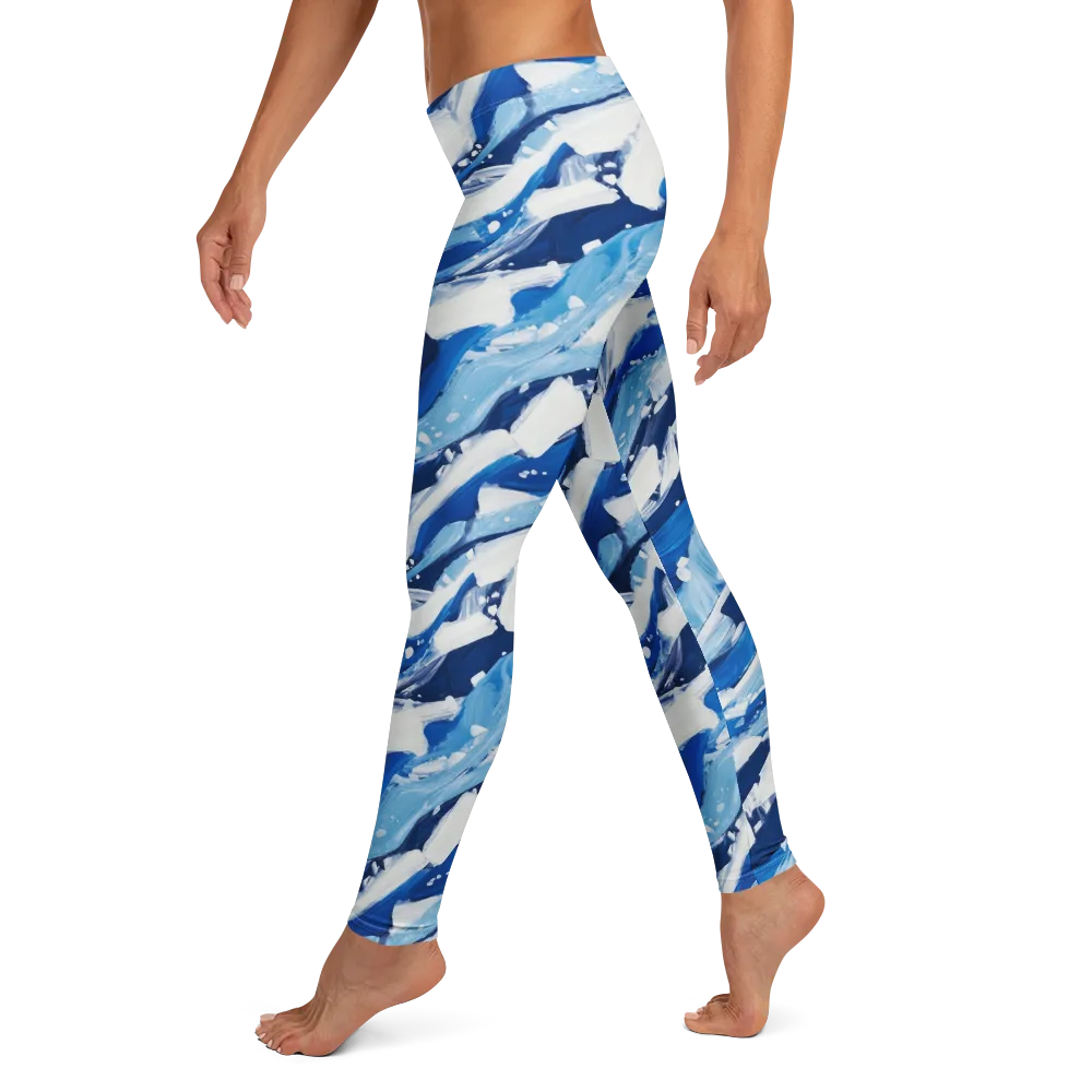 Arctic Current on Leggings — Left
