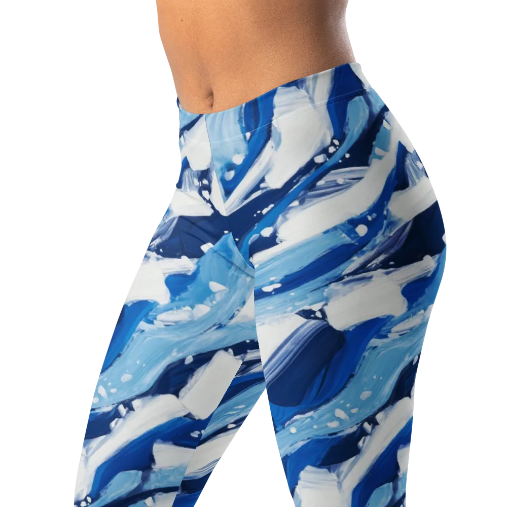 Arctic Current on Leggings — Left Front