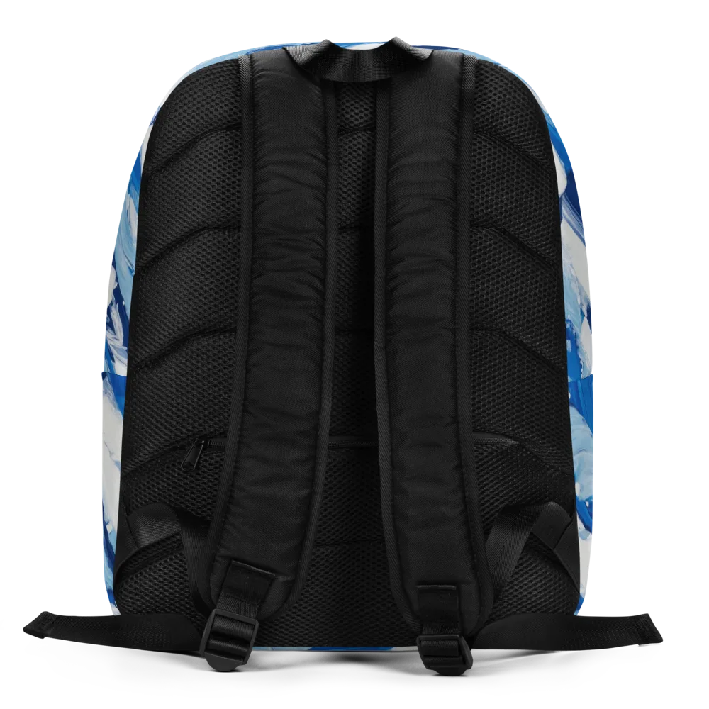 Arctic Current on Minimalist Backpack — Back