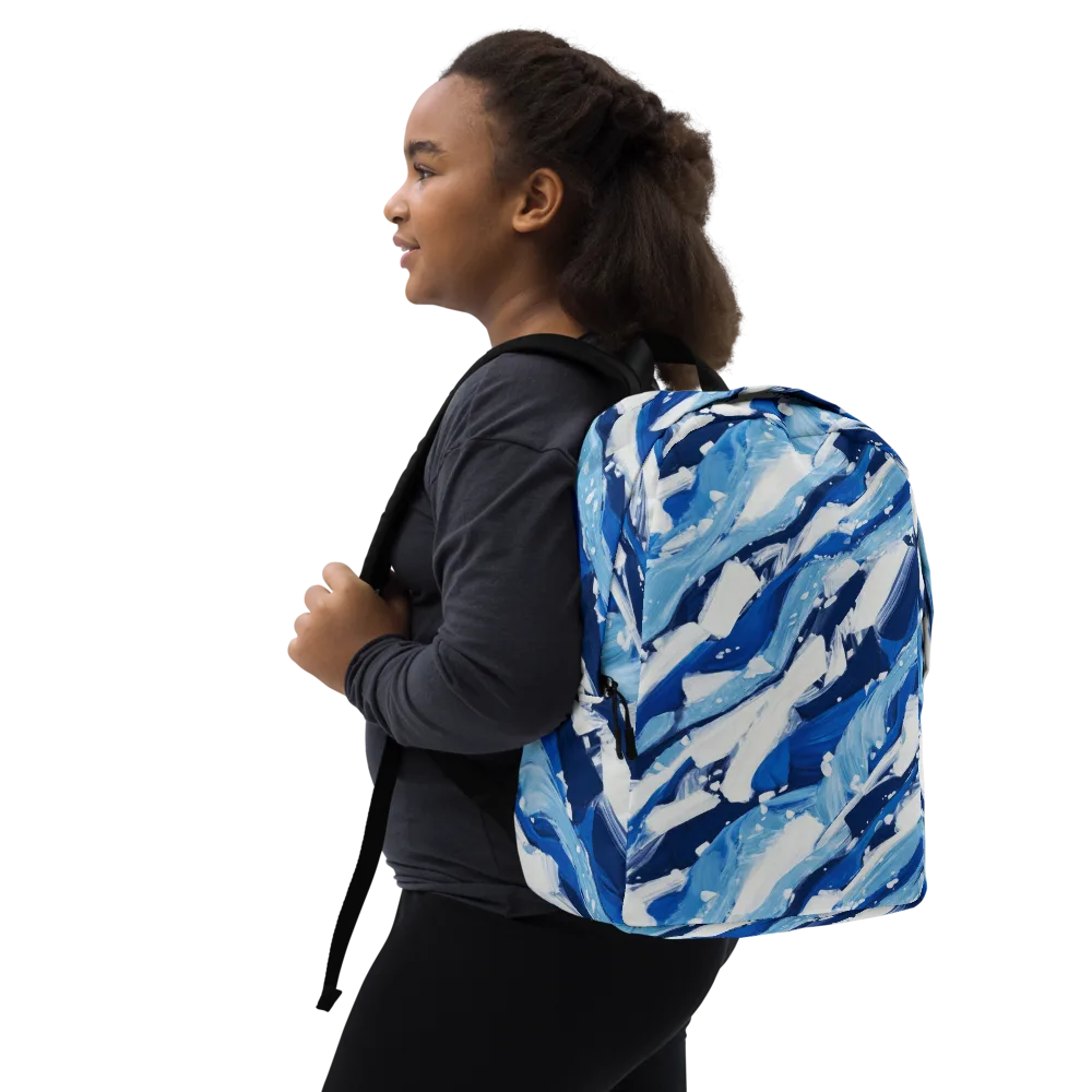 Arctic Current on Minimalist Backpack — Right Front