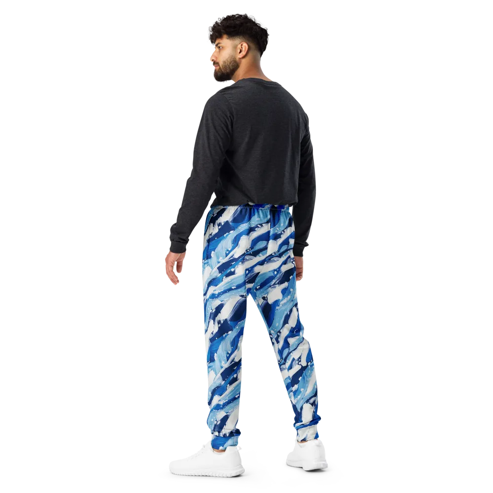 Arctic Current on Men's Joggers — Back