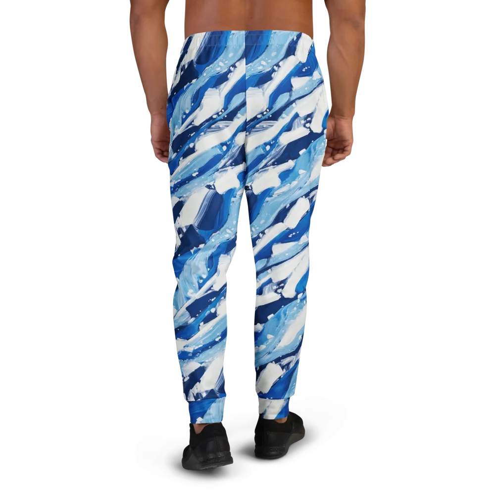 Arctic Current on Men's Joggers — Back