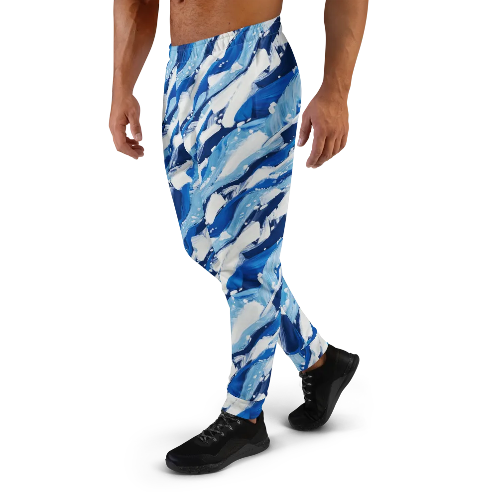 Arctic Current on Men's Joggers — Left