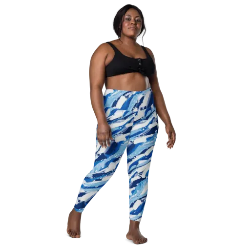 Arctic Current on a Leggings with Pockets